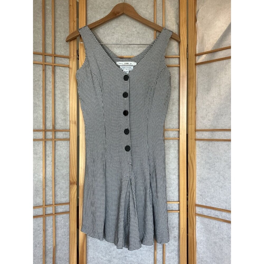 Express Black and White Mini Dress